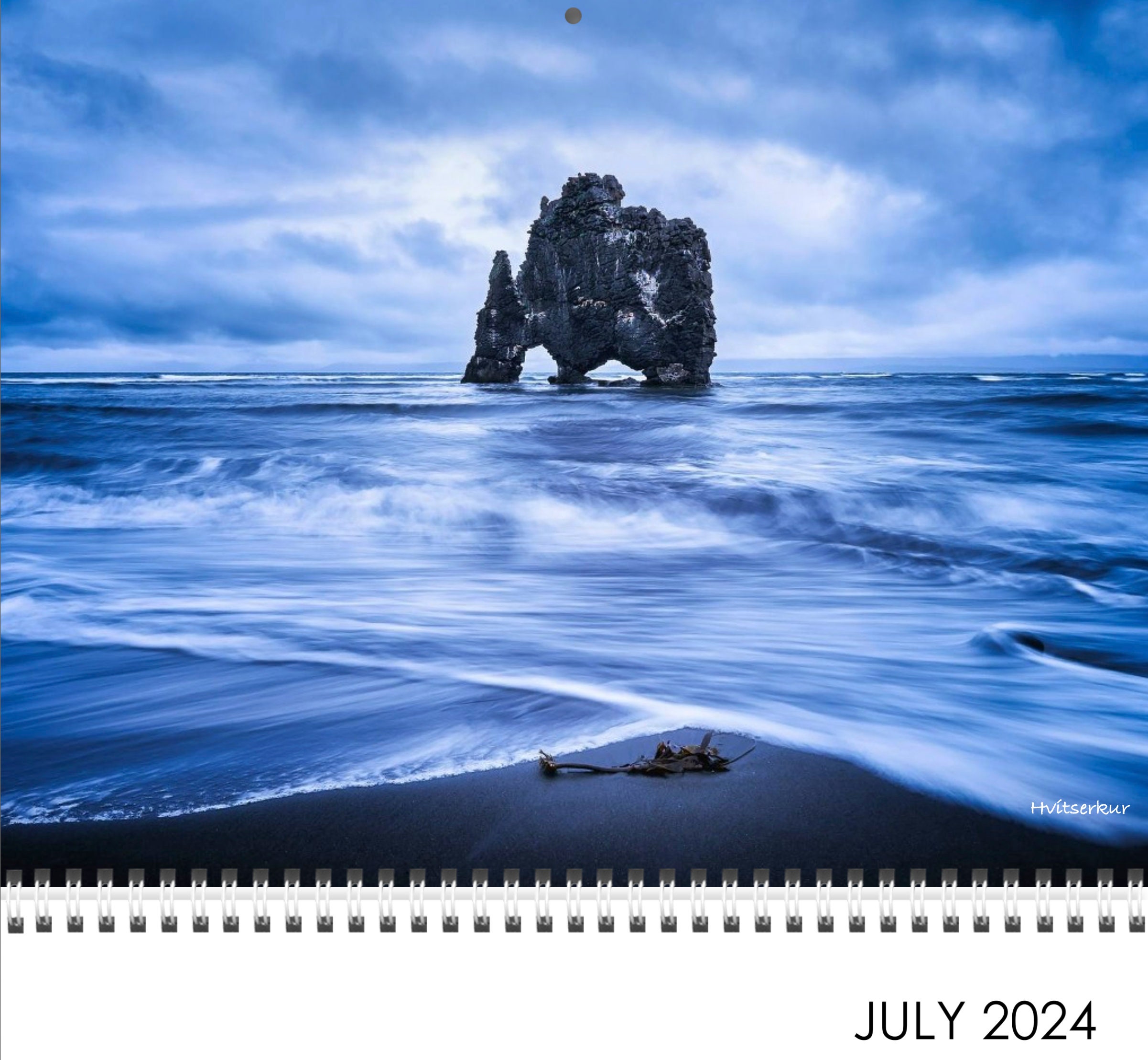2024 Iceland Wall Calendar Etsy