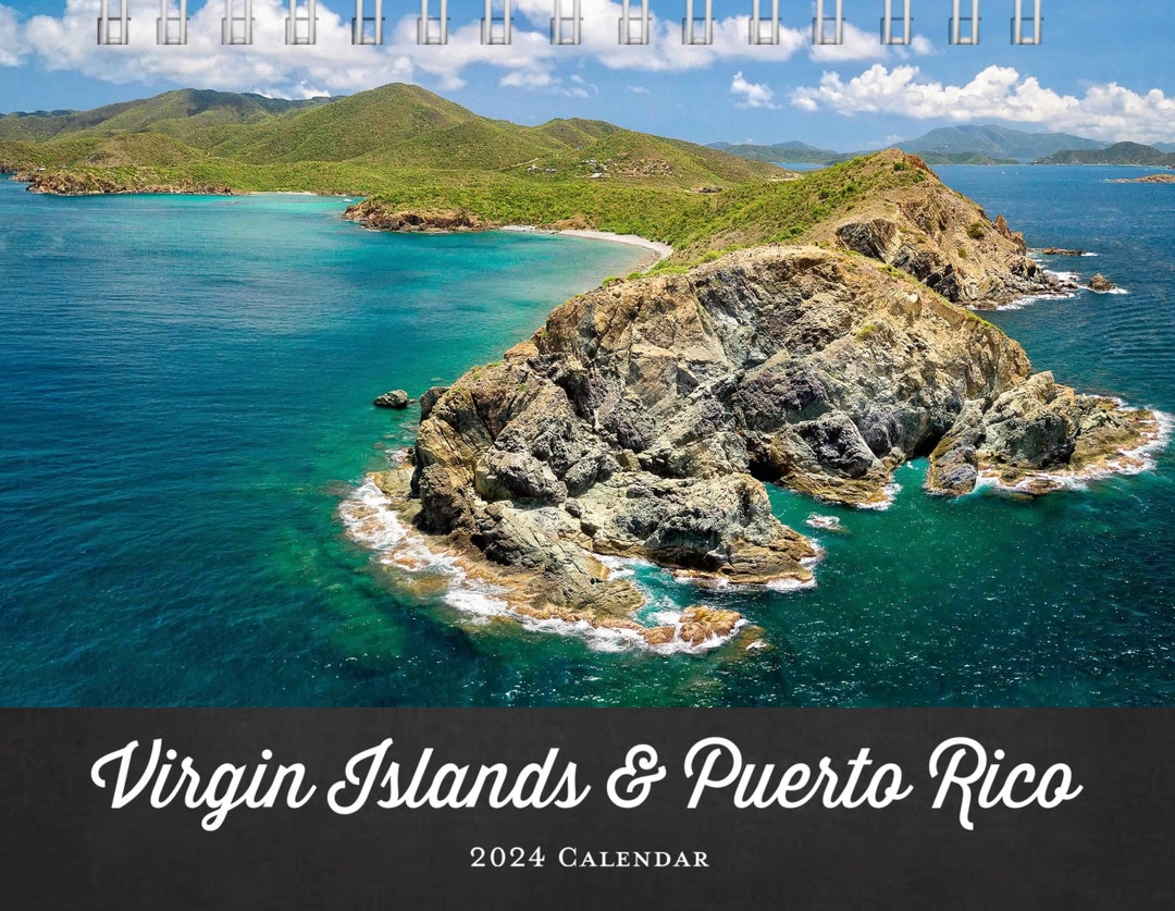 2024 Virgin Islands & Puerto Rico Calendar Etsy