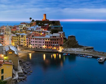Cinque Terre Italy Print, Vernazza Village, Italian Coast, Five Villages, Italy Wall Decor, Vernazza Photo, Ligurian Coast, Vernazza Art