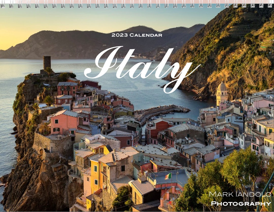2023 Italy Wall Calendar Etsy