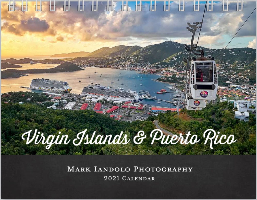 2021 Virgin Islands & Puerto Rico Calendar | Etsy