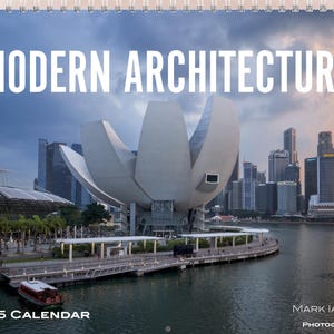 2025 Modern Architecture Wall Calendar