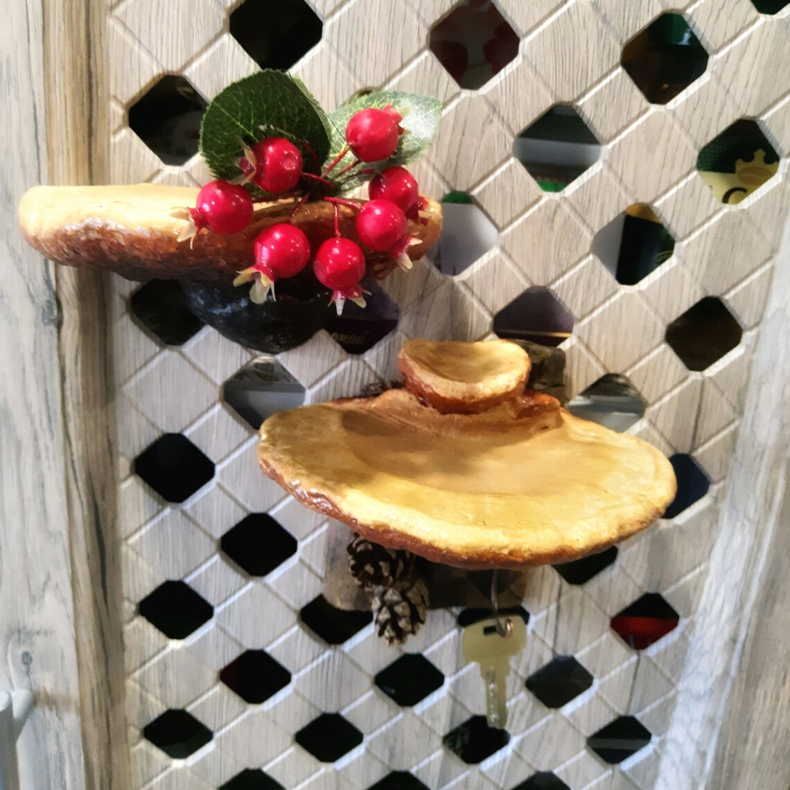 Wall mounted mushroom shelves vegetable decorative mushroom Etsy