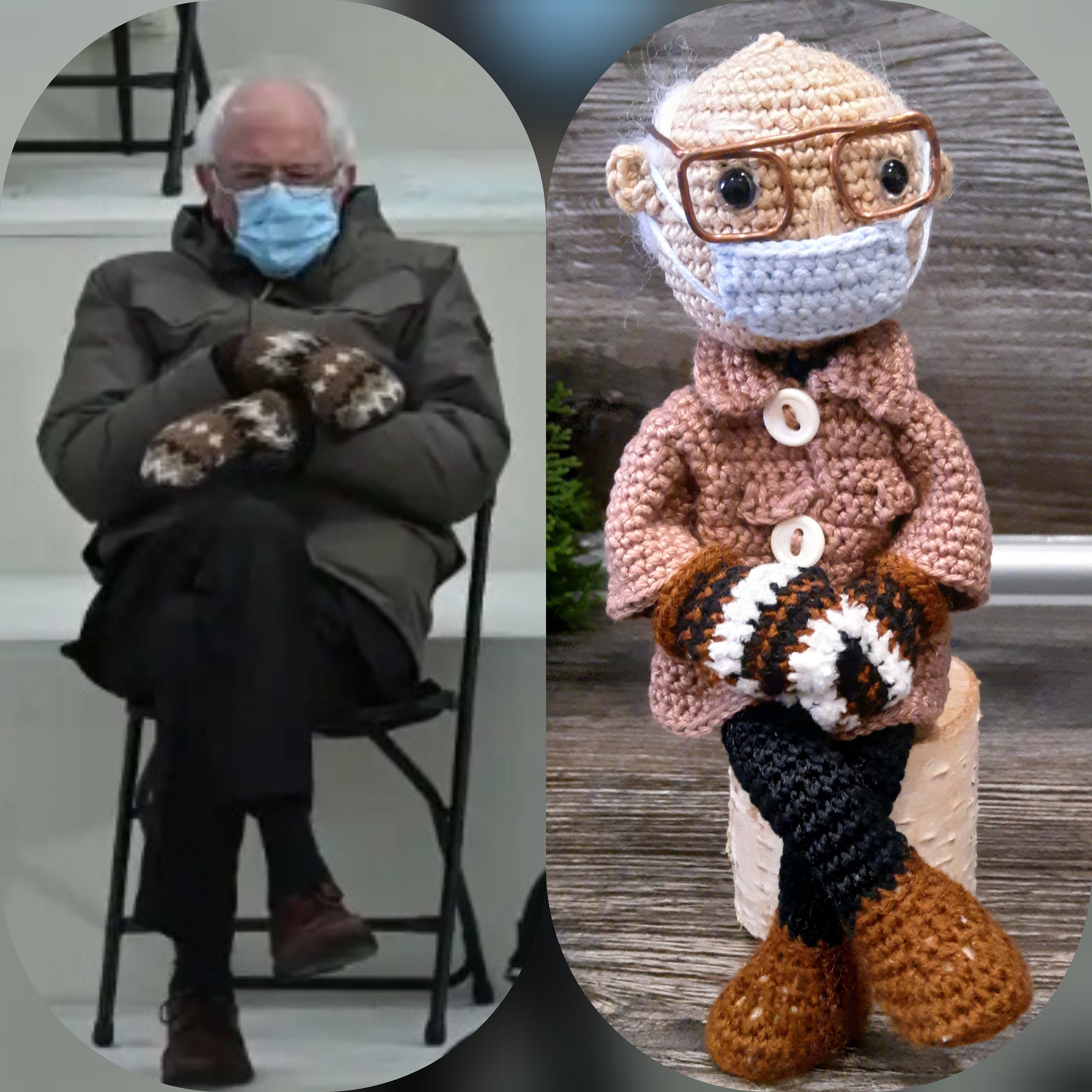 bernie sanders doll pattern