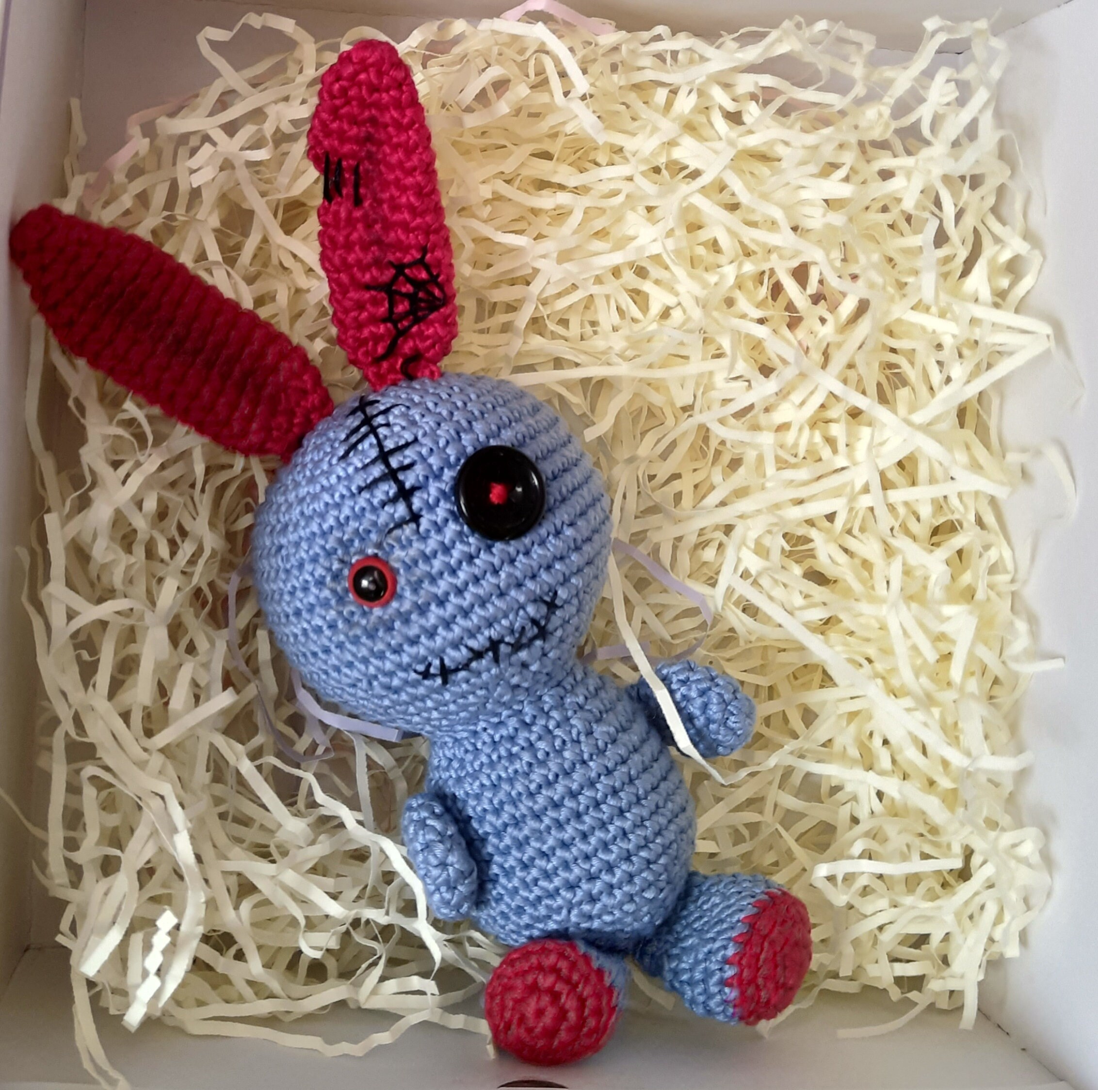 Rabbit stuffed animal toy halloween creepy gift scary horror Etsy