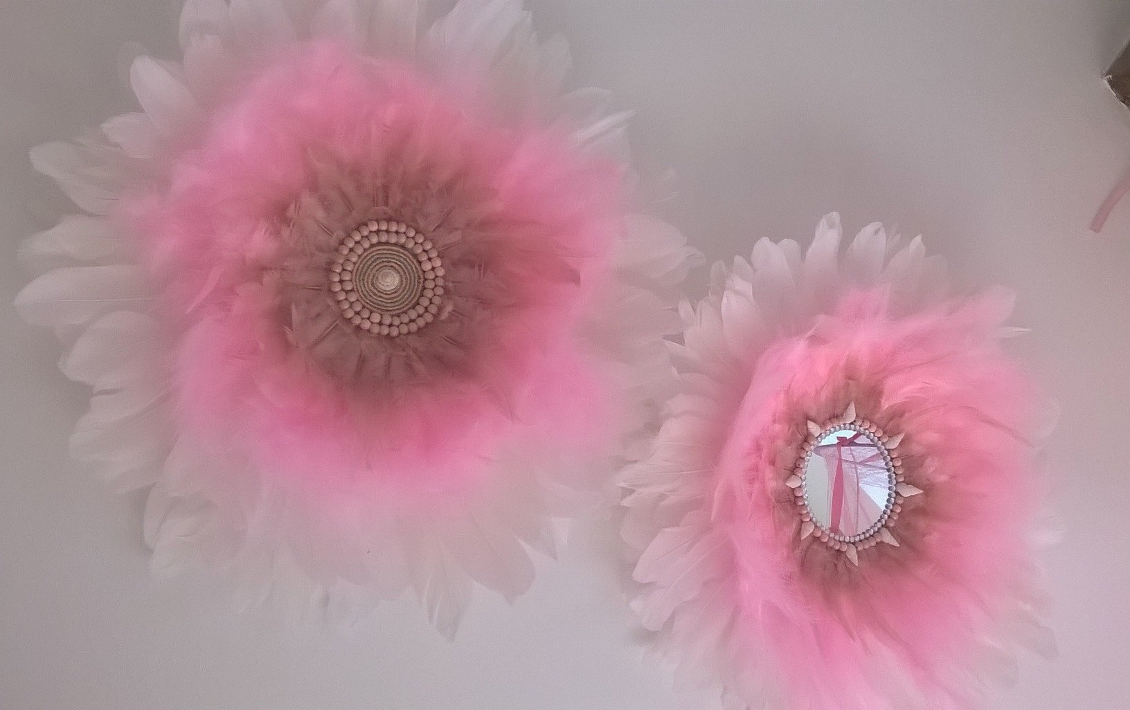 Assortiment de 2 Jujus Hat , Decoration Murale Chambre d'enfant, Ambiance Bohème Chic, Inspiration E