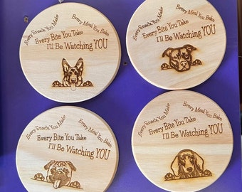 AD-RC2lymC 4x Rough Collie Dog 'Love You Mum' Picture Table Coasters Set in Gif 