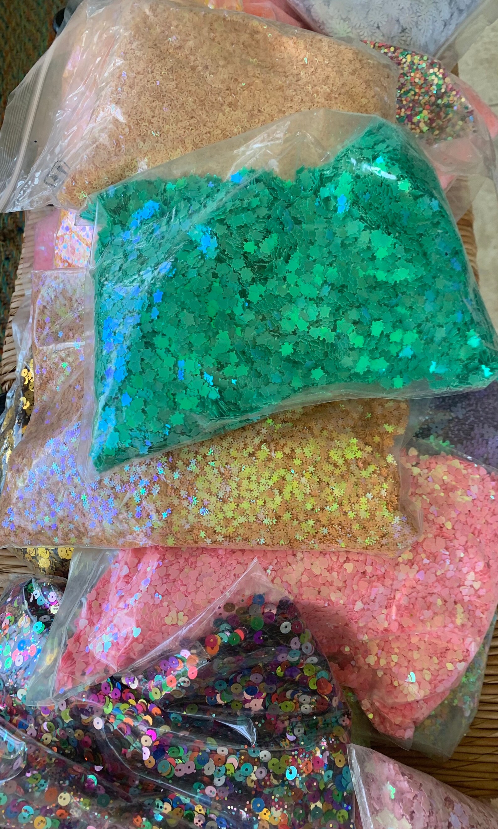 10 pounds of Mystery glitter packs surprise glitter bundle Etsy