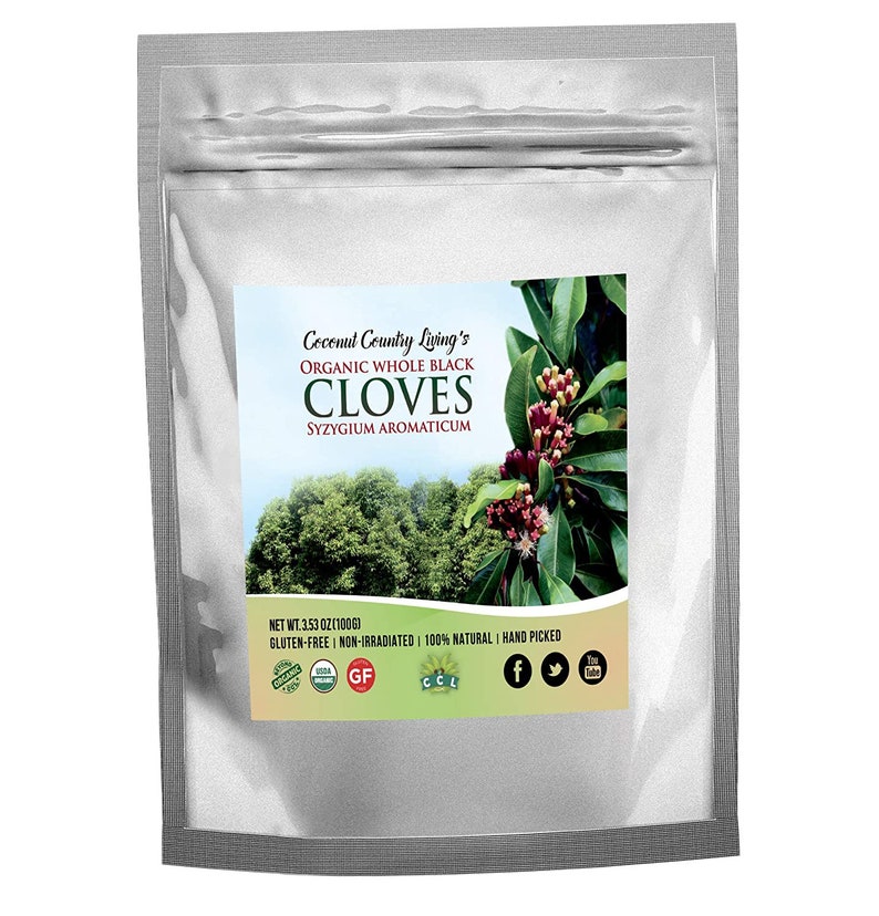 Organic Cloves Whole 3.5 Oz Finest Whole Clove Spice Freshly Etsy