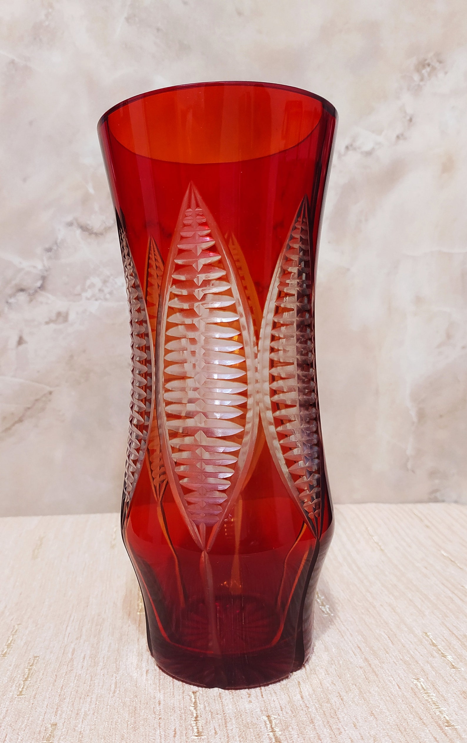 Vase vintage verre coloré Union soviétique verre vintage Etsy