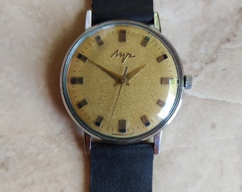 Vintage horloge, mechanisch merk Luch, ultraslank 23 juwelen, gemaakt in de jaren 70 van de USSR