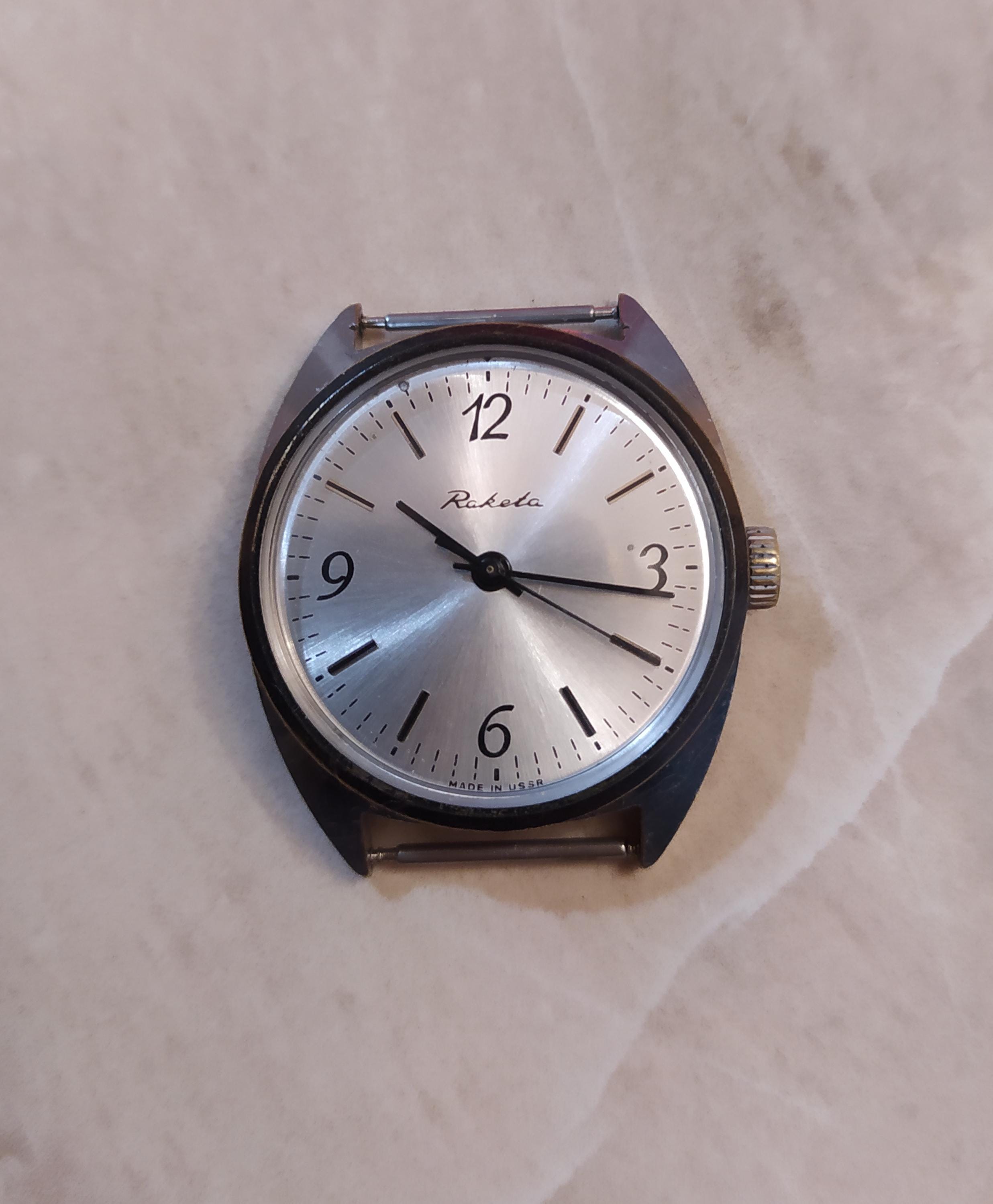 ヴィンテージ腕時計、ブランド：Raketa、ソビエト製機械式腕時計、ソ連 