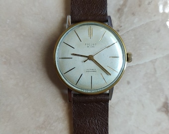 Vintage Poljot De Luxe-horloge: 23 juwelen, gemaakt in de USSR, jaren 70