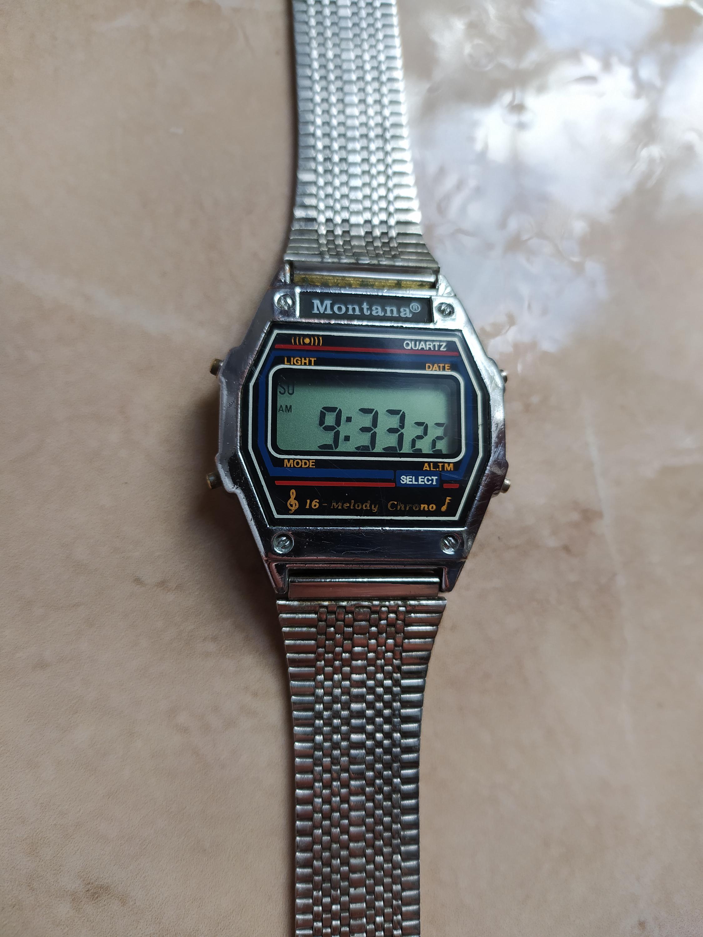 Vintage Watch Montana, Digital Quartz Wrist Watch - 1980s - Etsy