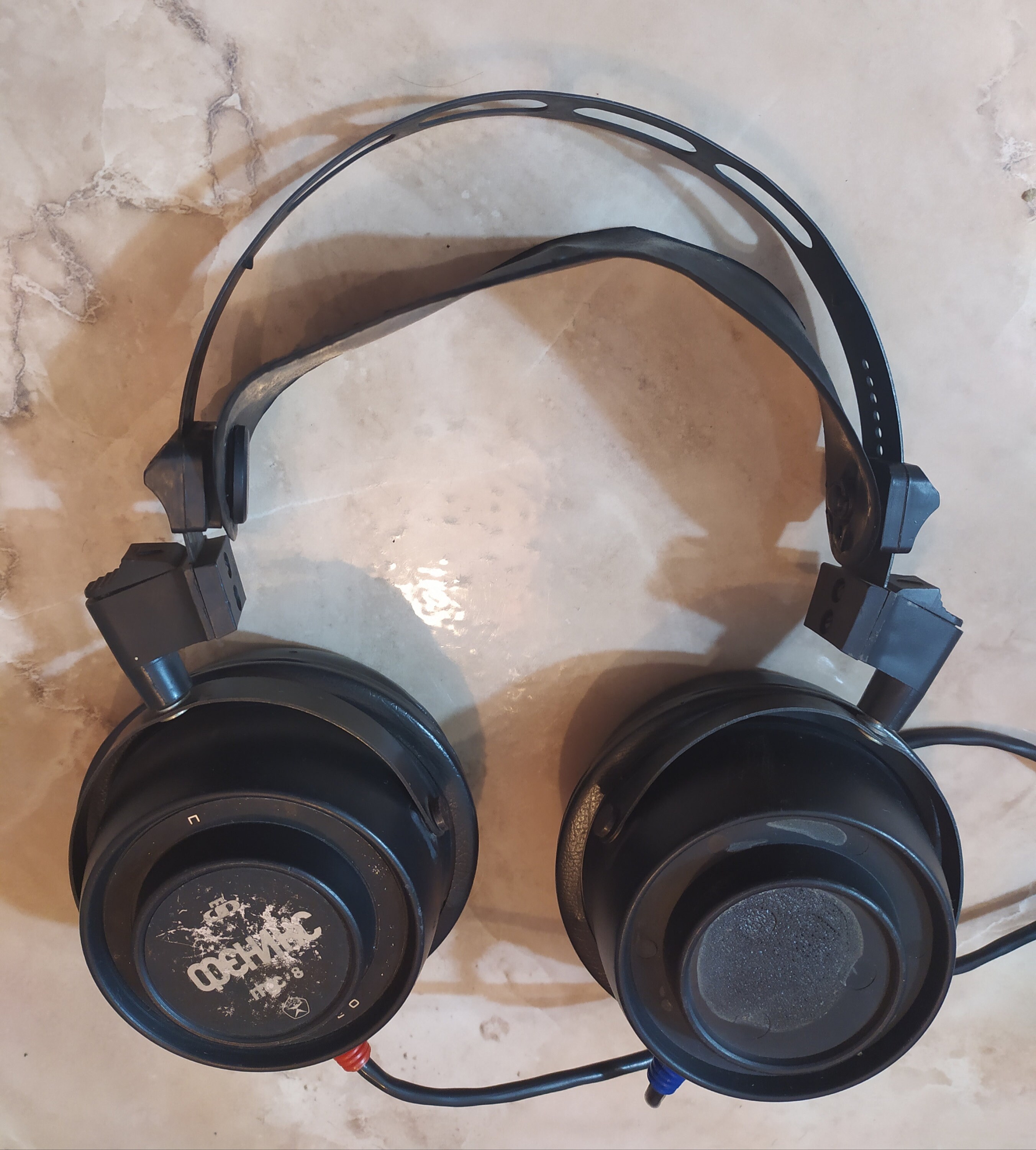 Antique headphones Soviet Headphones Soviet Electronics Etsy