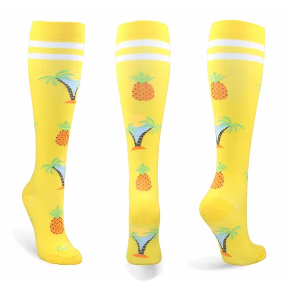 Donna KKUP2U Calze A Compressione, 20-30 MmHg Graduata