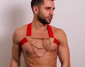 Christmas Red Harness