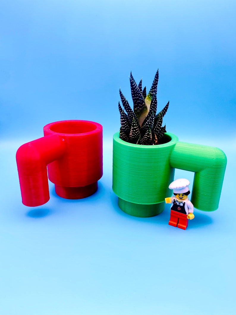 LEGO Succulent Planter Perfect Custom Gift
