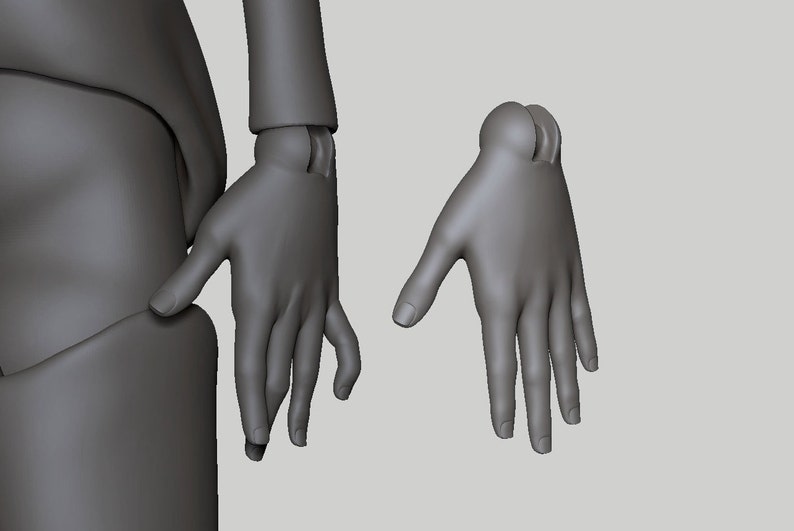 New Bjd doll for 3d printing