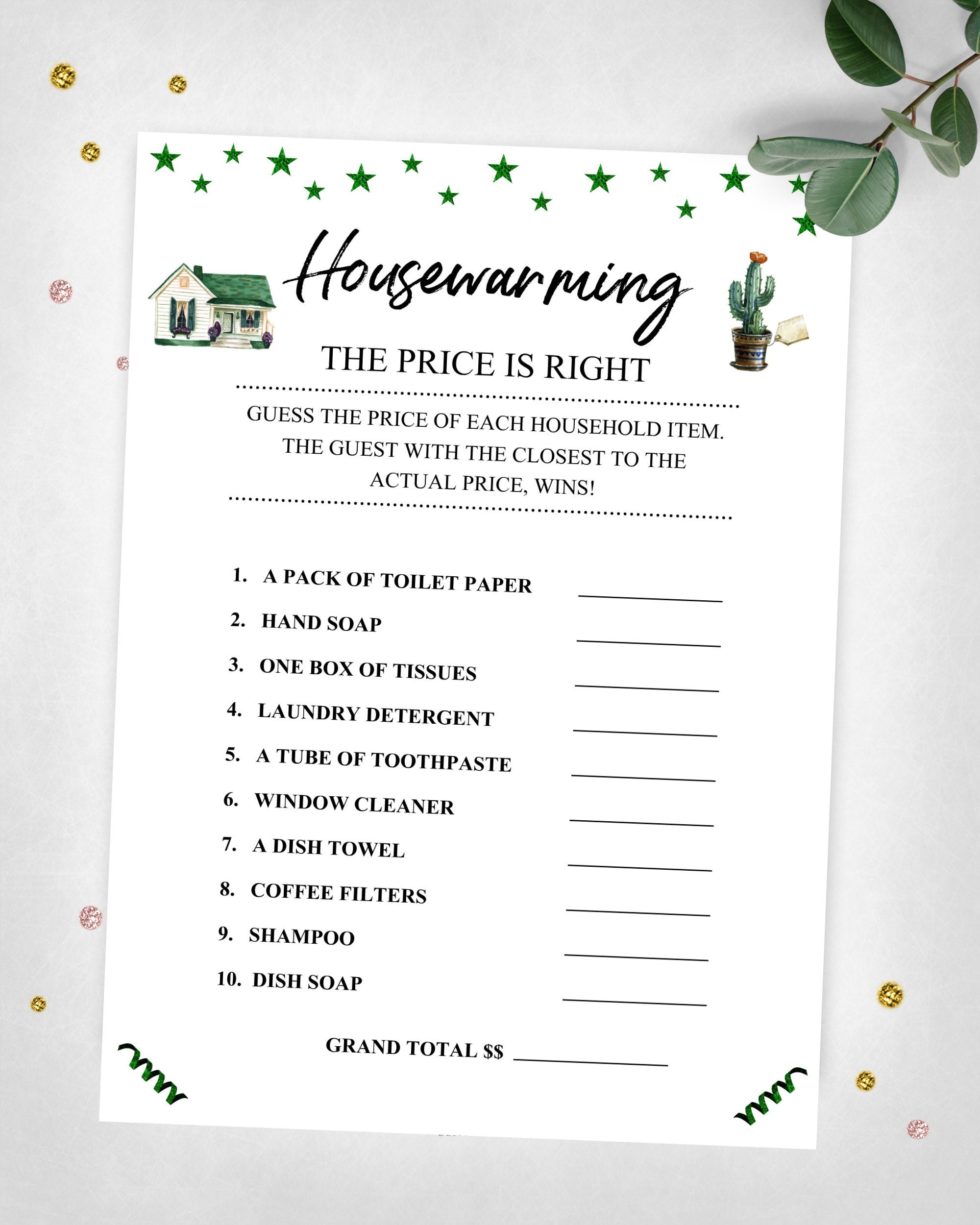 Housewarming The Price Is Right Housewarming Party Game Real Estate New Home Party Instant Housewarming The Price Is Right Housewarming Party Game Real Estate New Home Party Instant