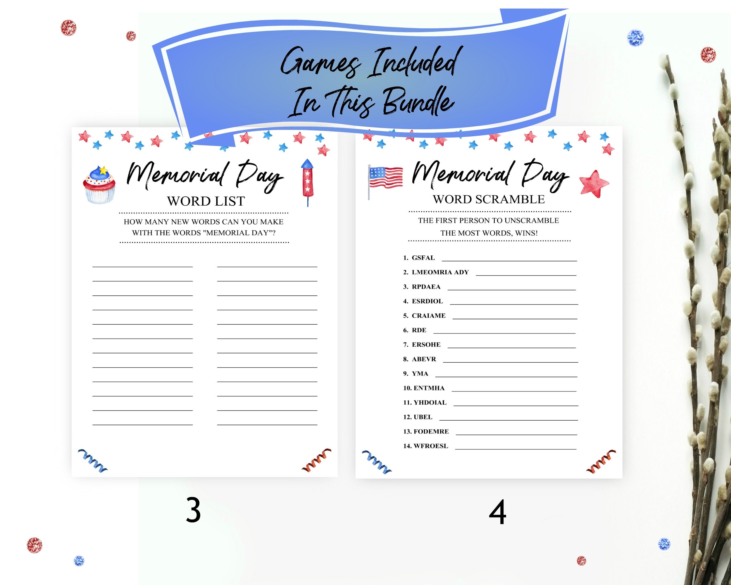 Download Memorial Day 5 Game Bundle. Memorial Day Holiday Games. At ...