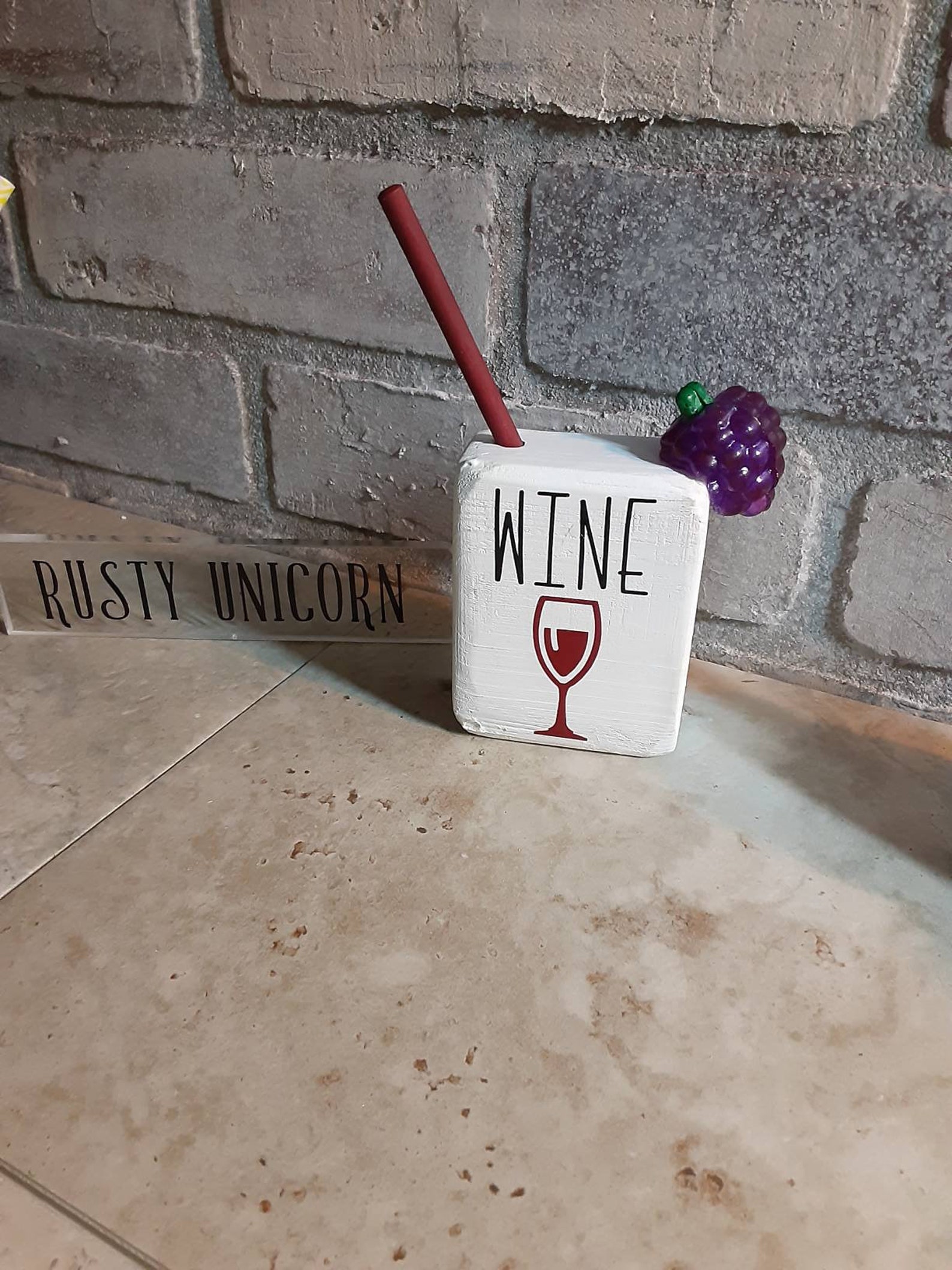 Wine box/ bar decor/ wooden juice box / wine lovers / cocktail Etsy