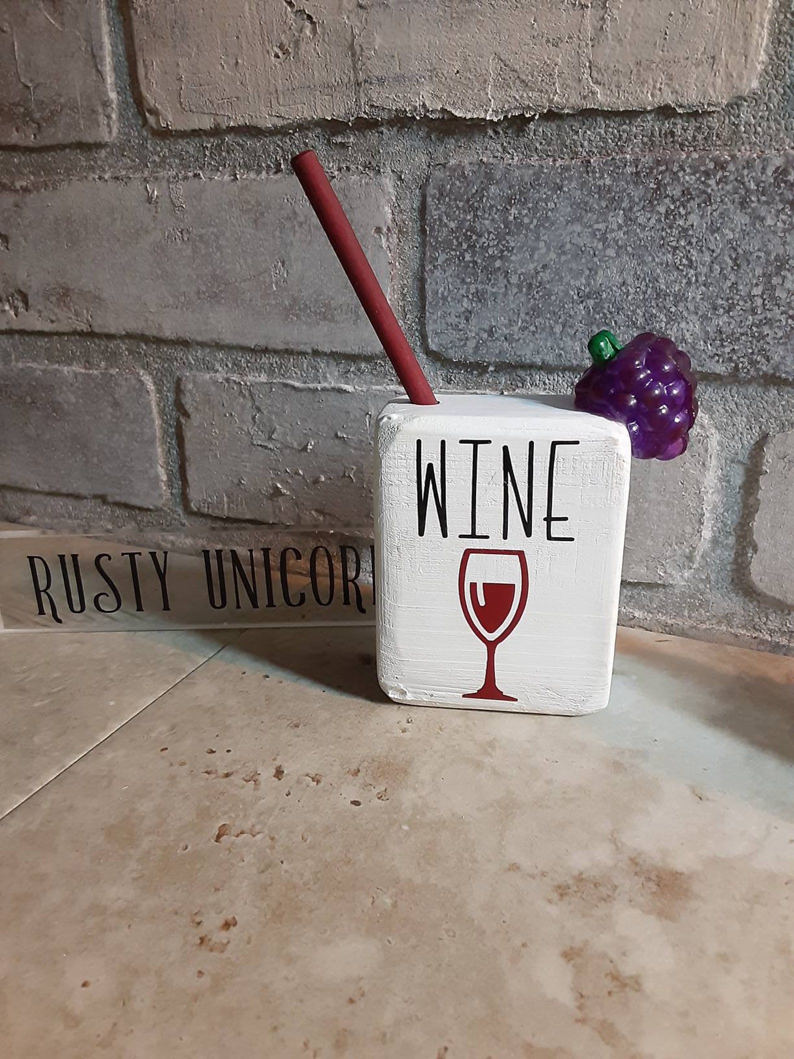 Wine box/ bar decor/ wooden juice box / wine lovers / cocktail Etsy