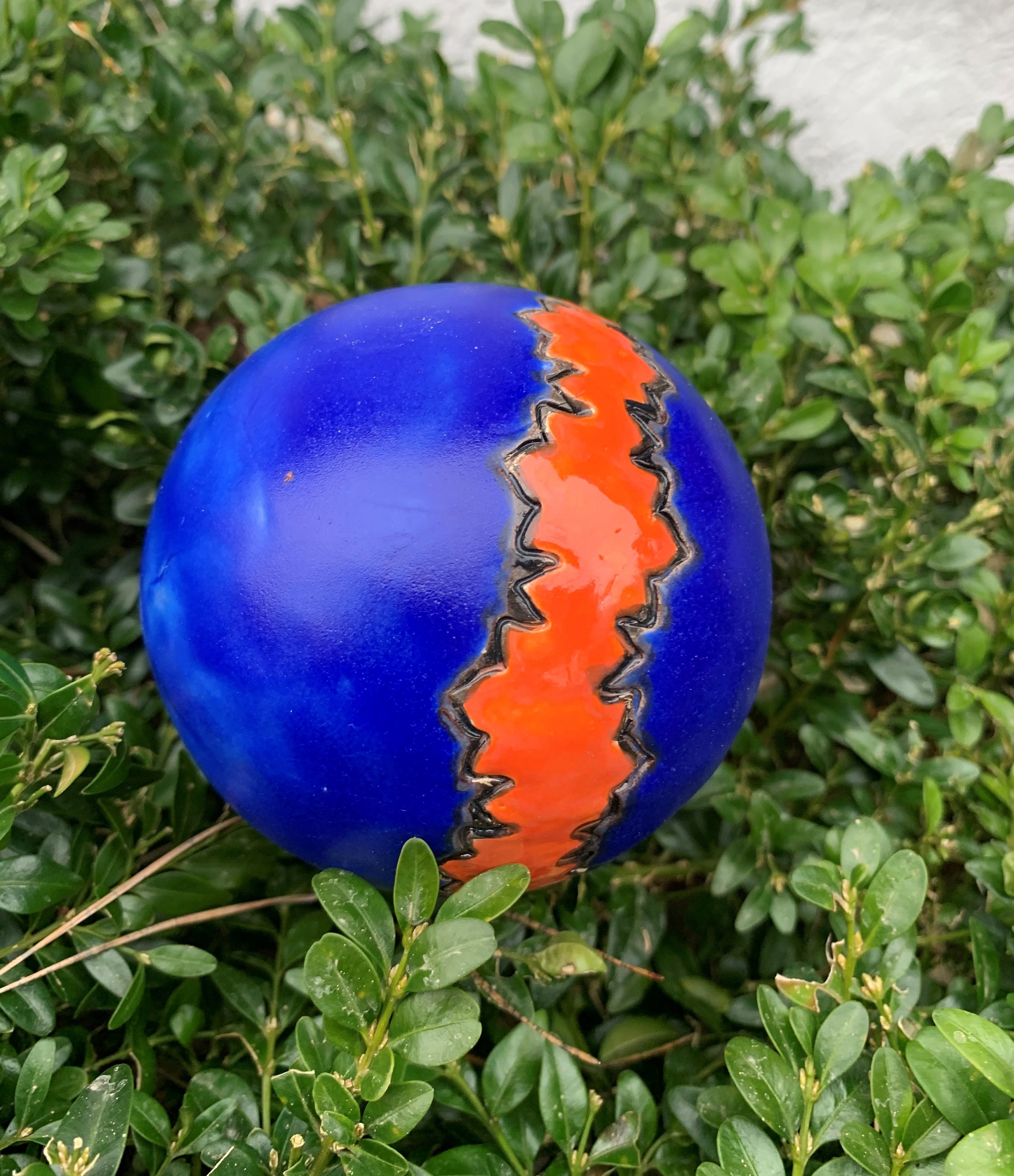 Garden Ceramic Garden Ball Rose Ball Stele Bed Plug Etsy