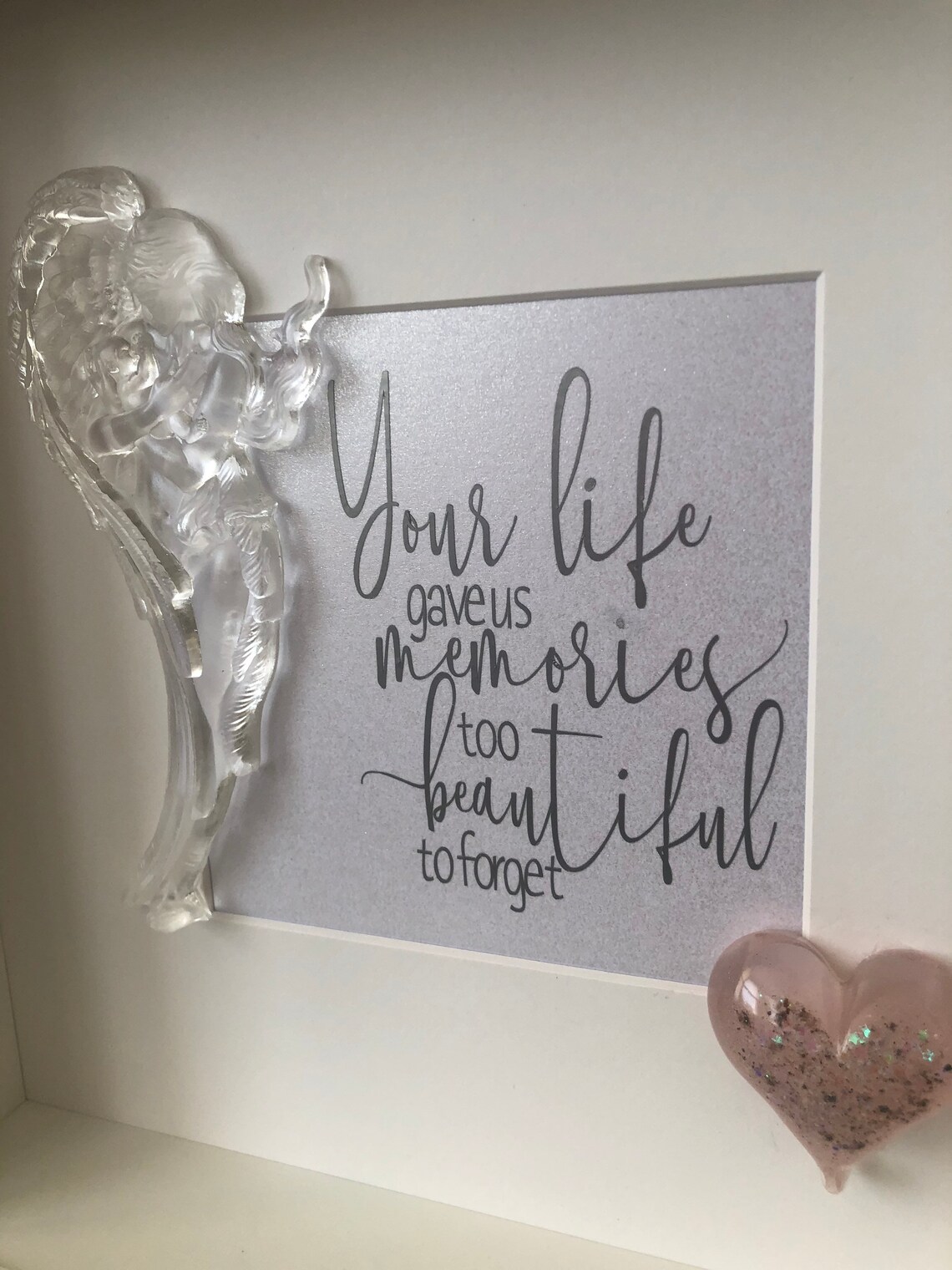 Ashes Memorial Frame Grief Memento Cremation Memento Urn Etsy UK