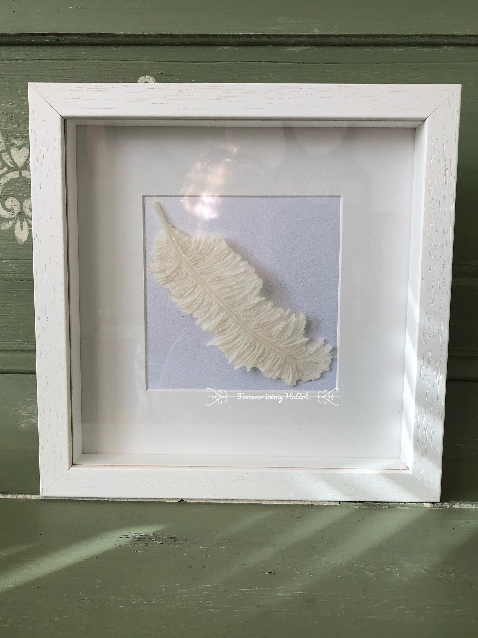 Ashes Memorial Frame Cremation Artwork Sympathy Gift Urn Etsy