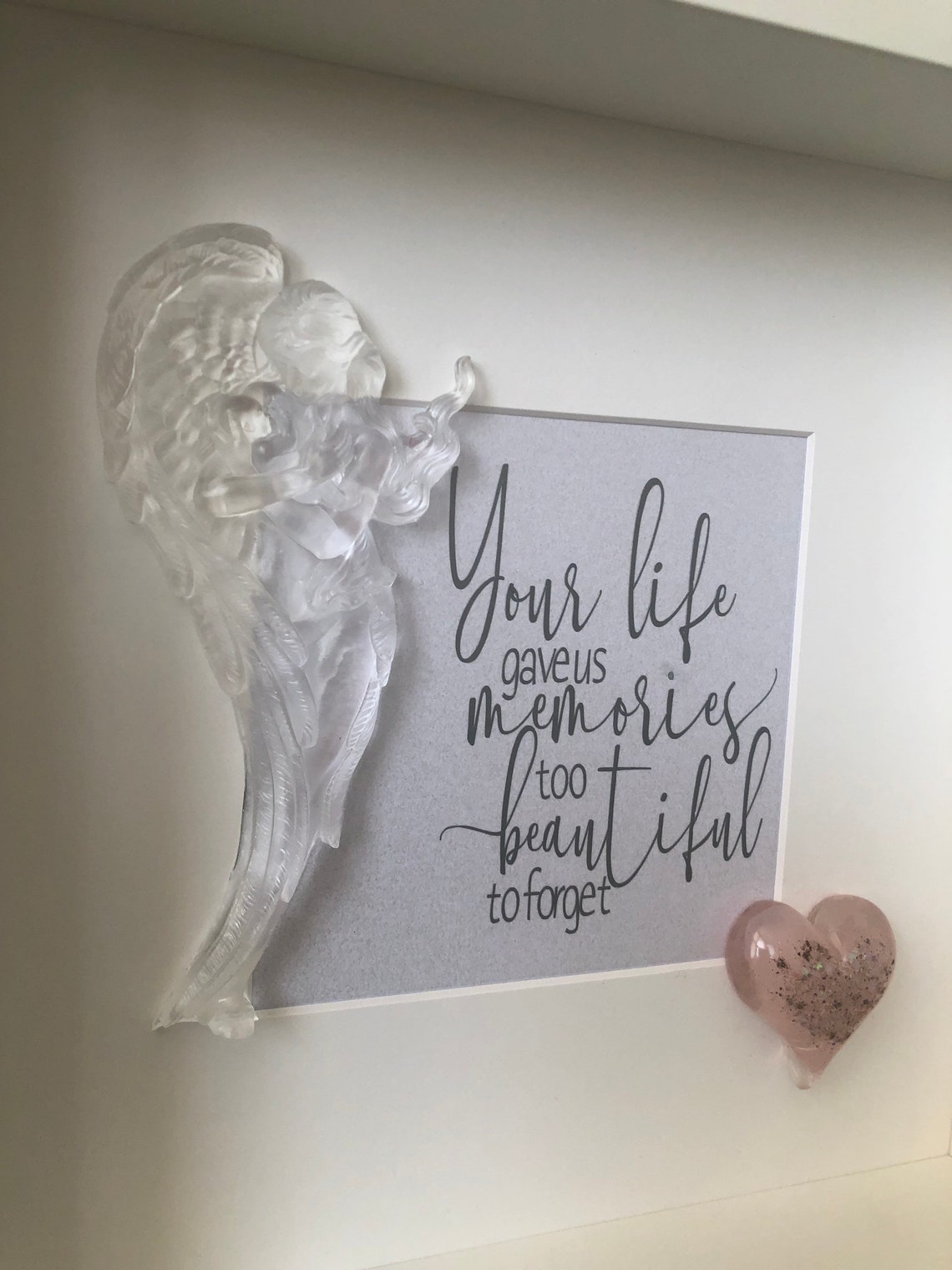 Ashes Memorial Frame Grief Memento Cremation Memento Urn Etsy UK