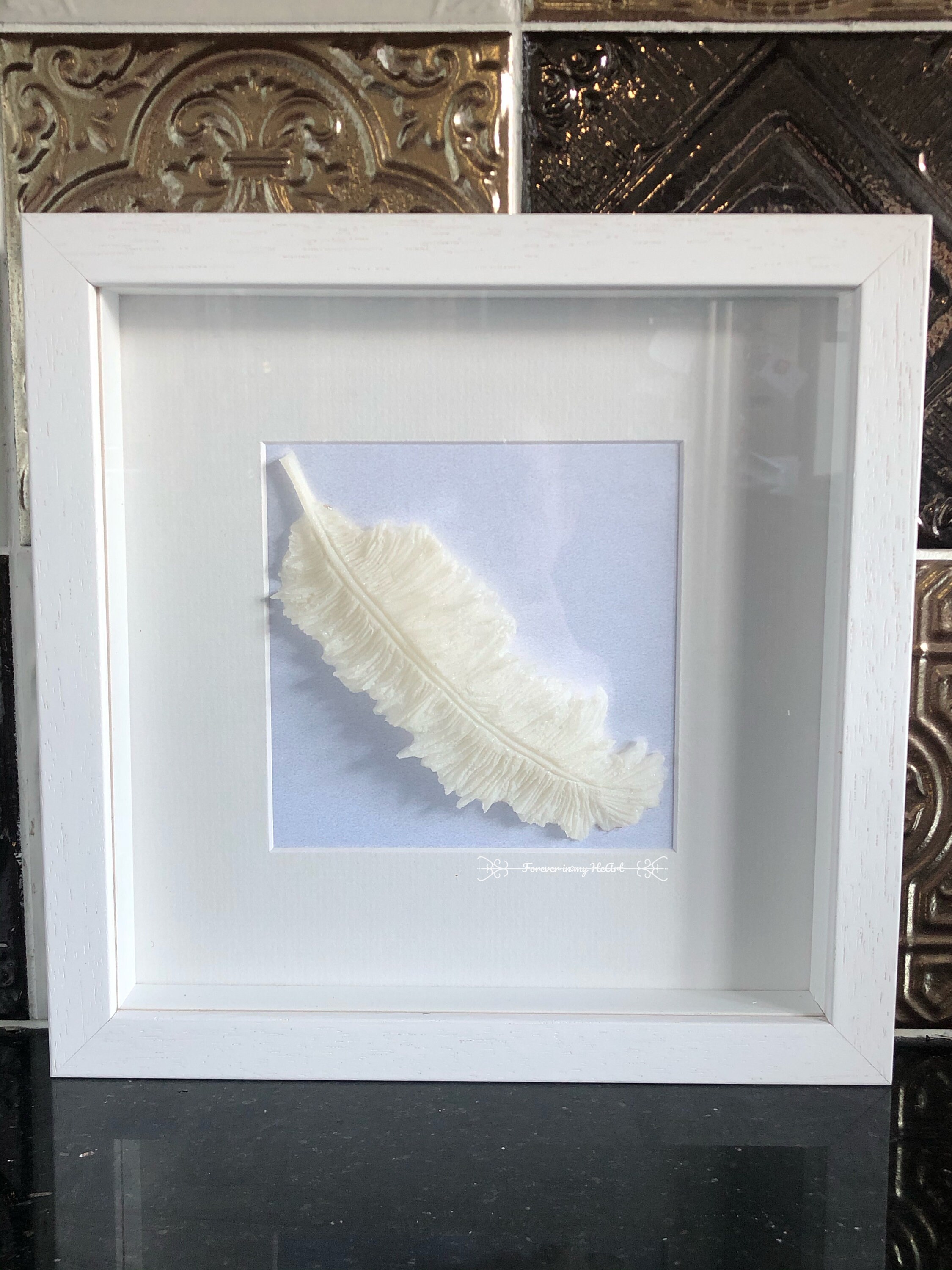 Ashes Memorial Frame Cremation Artwork Sympathy Gift Urn Etsy UK