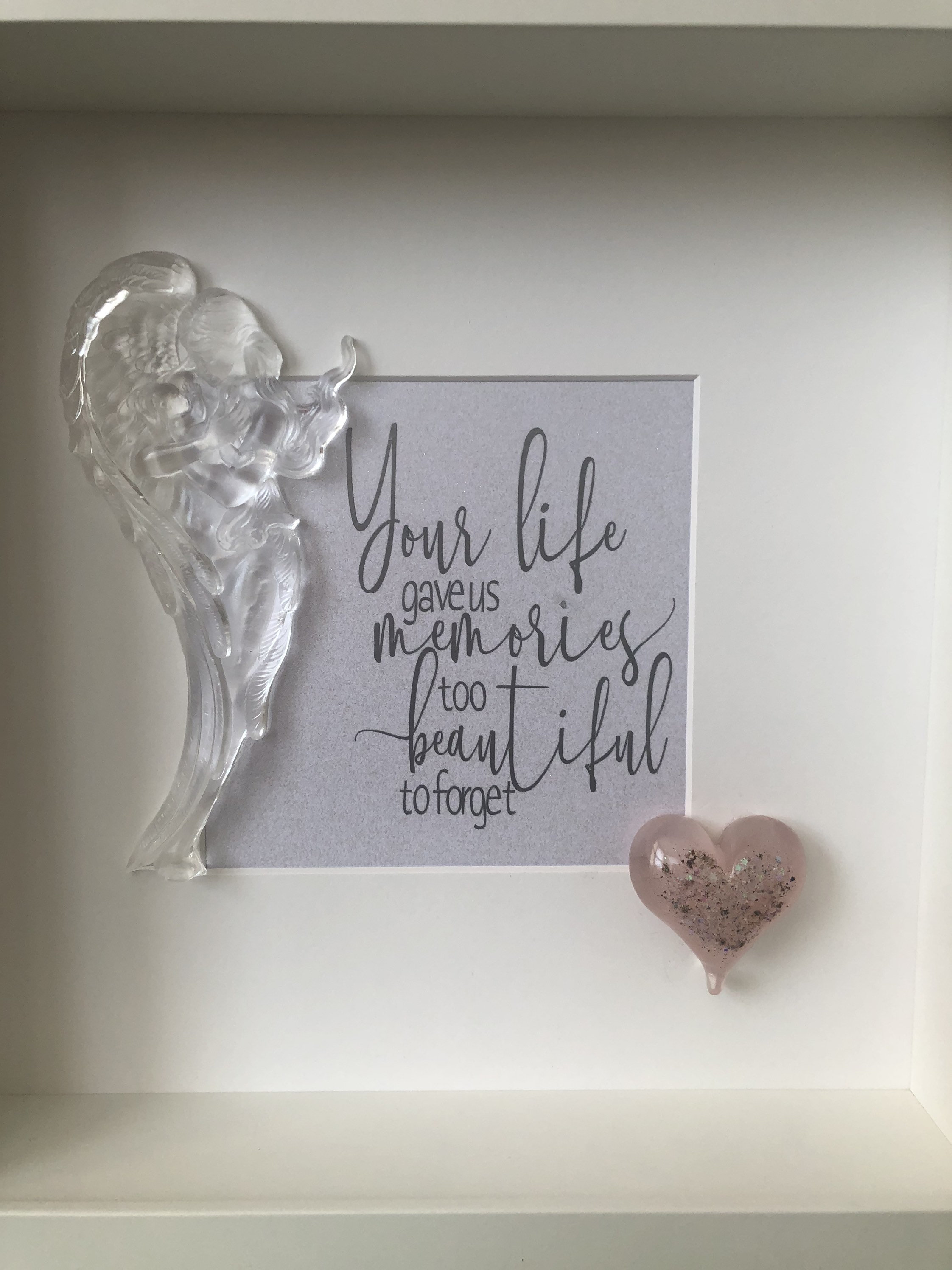 Ashes Memorial Frame Grief Memento Cremation Memento Urn Etsy UK