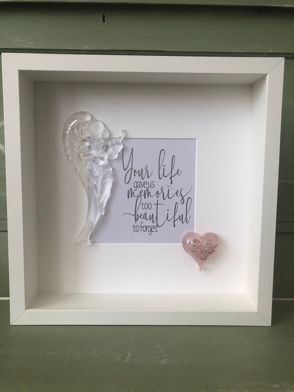 Ashes Memorial Frame Grief Memento Cremation Memento Urn Etsy UK