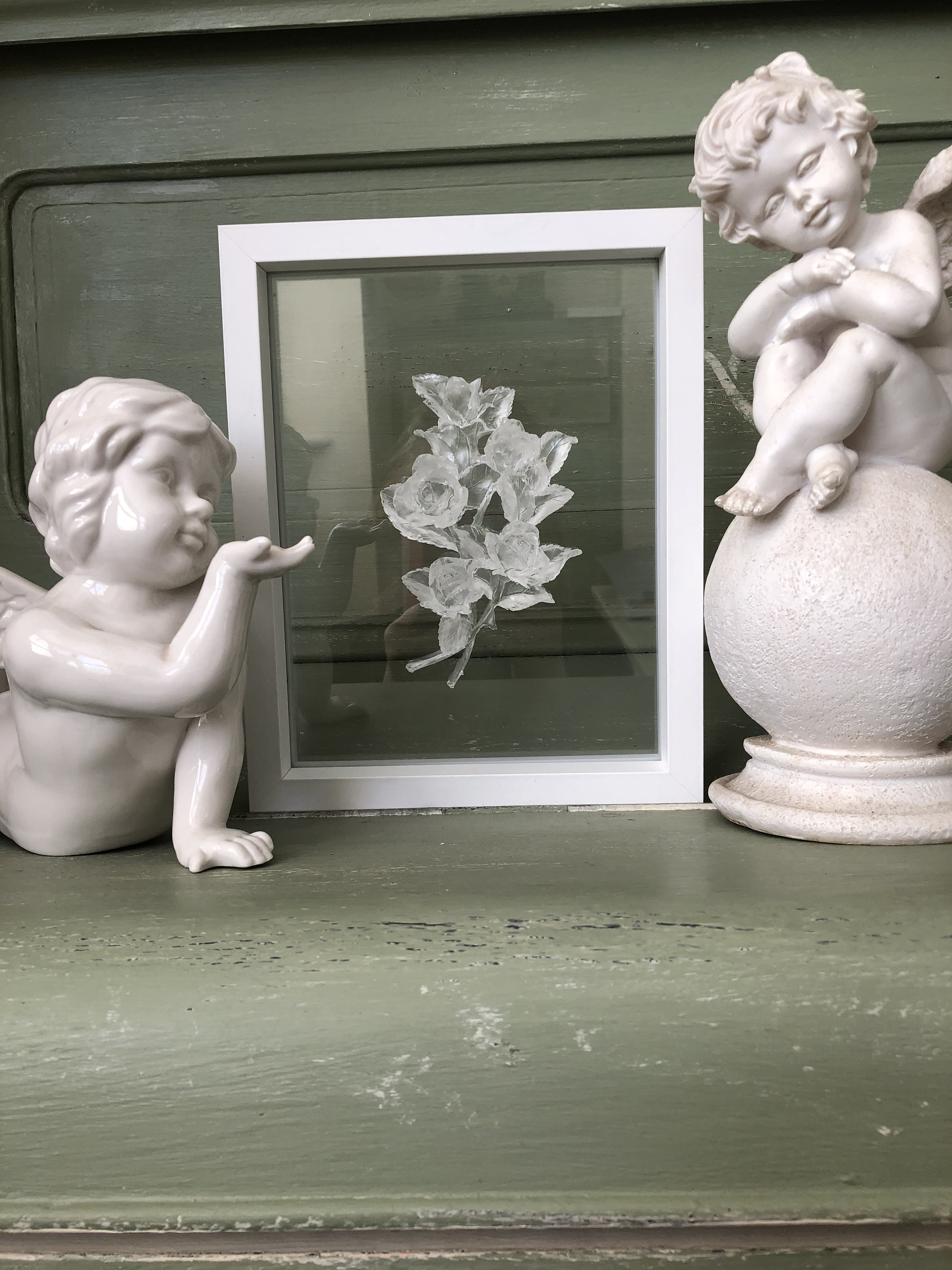 Ashes memorial frame cremation artwork sympathy gift resin Etsy