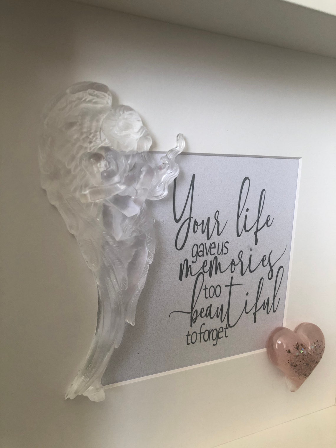 Ashes Memorial Frame Grief Memento Cremation Memento Urn Etsy UK