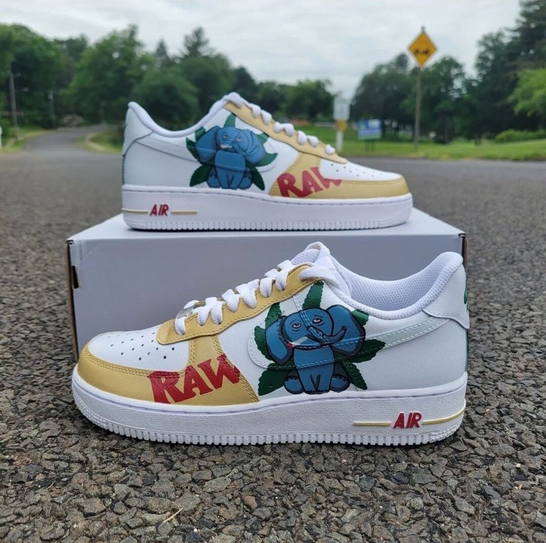 Raw nike air sales force ones weed