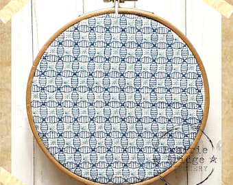Geometric Blackwork Embroidery Pattern | Instant Download | African Inspired