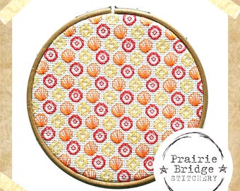 Geometric Counted Embroidery Pattern | Instant Download | African Inspired
