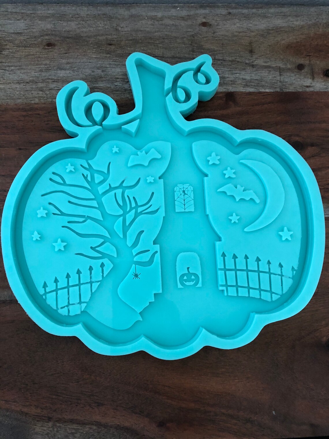 Layered Halloween Pumpkin Mold Only Etsy