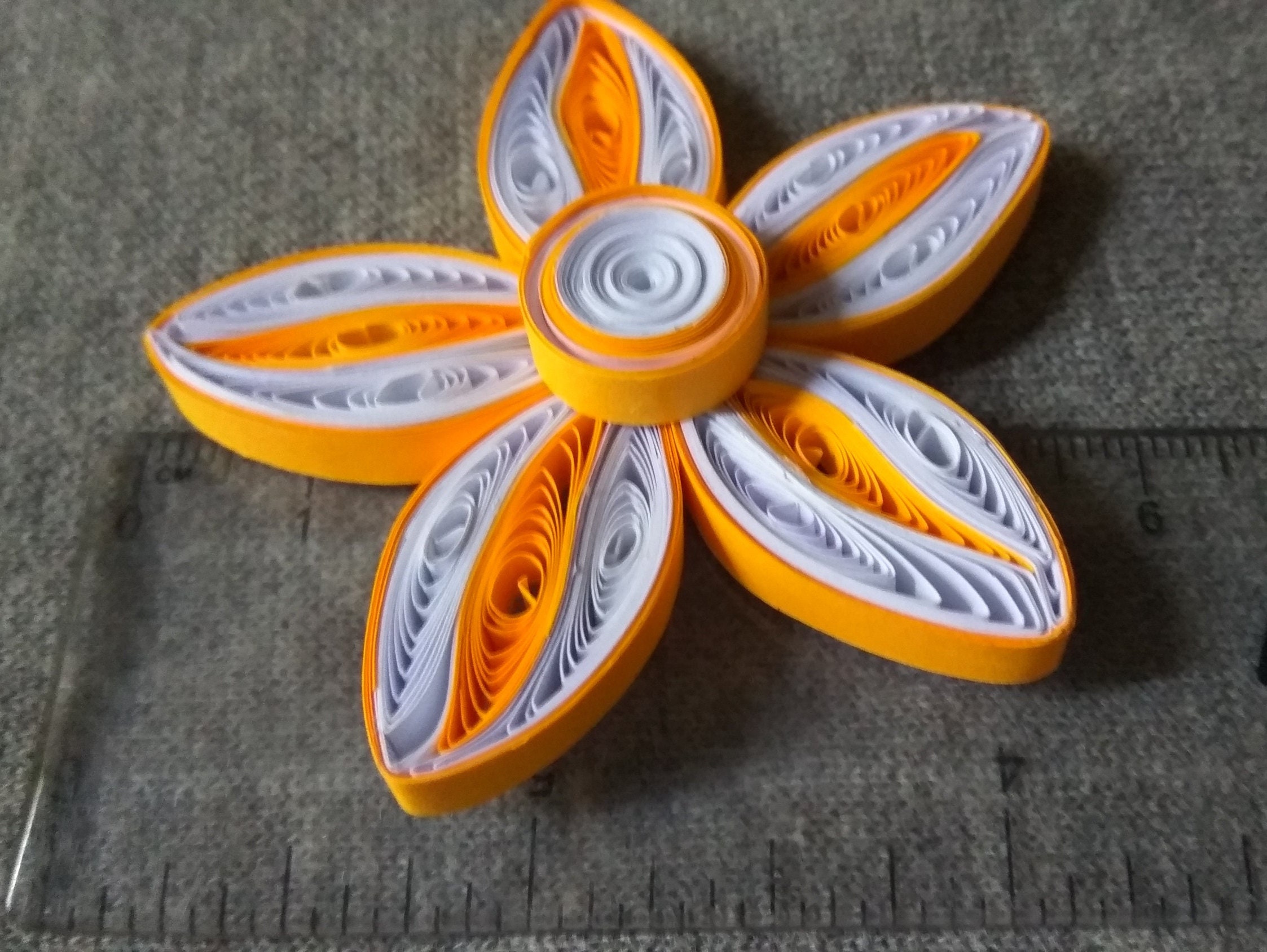 10pcs Quilling Paper Flower Set Mixed Color Original DIY Flower Craft