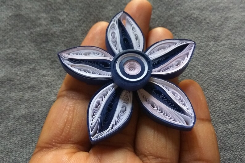 10pcs Quilling Paper Flower Set Mixed Color Original DIY Flower Craft