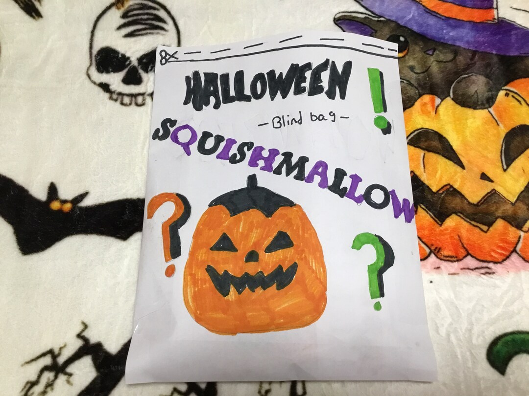 Halloween Squishmallow Paper Squishy Blindbag Etsy
