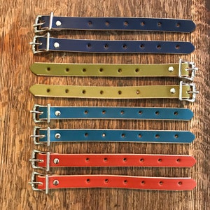 Bicycle Basket Straps, Vintage Colors - 5/8” wide