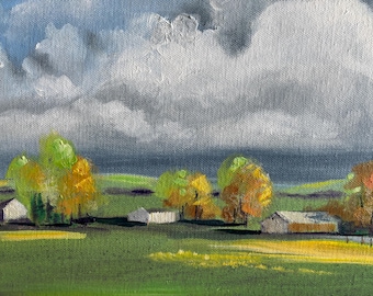 Country Cloud-filled Sky