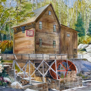 Babcock Grist Mill in West Virginia