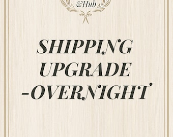 Shipping Upgrade-Overnight