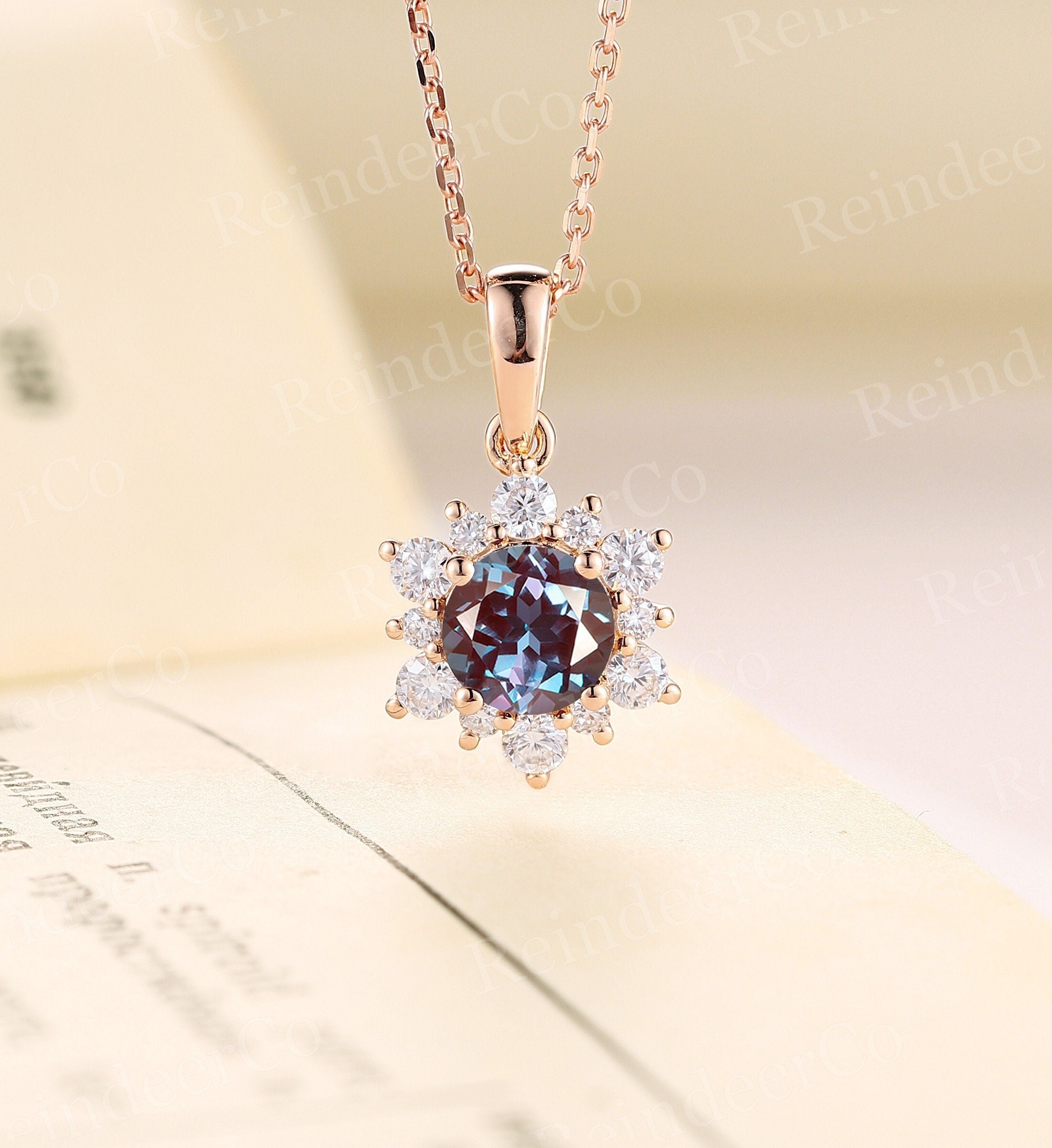 Lab Alexandrite Engagement 