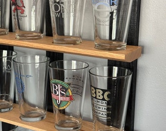 小物 24SS NEIGHBORHOOD PINT GLASS Pint Beer Glass(24) Display Natural/black Oak - Etsy