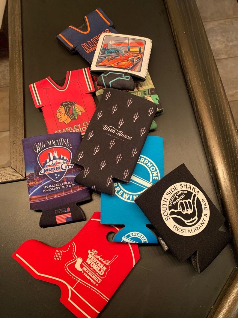 Can Cooler Holder Etsy